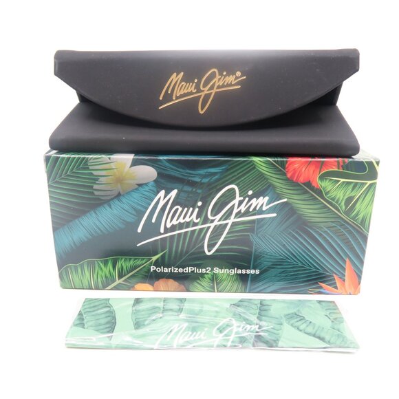 Display Model:  Maui Jim 835-17A 61.6mm THE BIRD  Chrome and Blue Sunglasses. - Picture 8 of 8